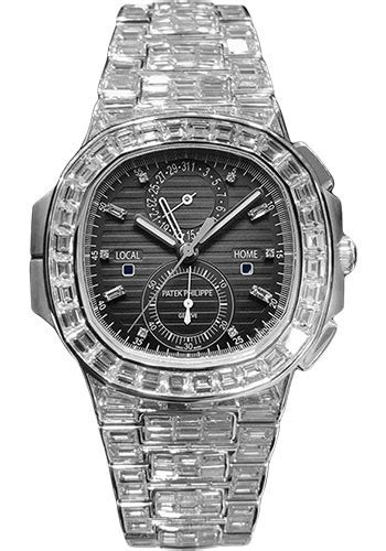 手上那隻 patek philippe 5990/1400g-001|Patek Philippe Nautilus Travel Time 5990/1400G.